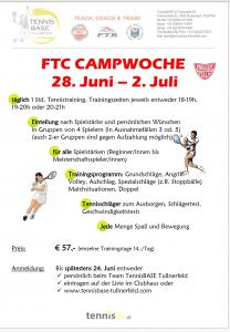 Erwachsenen Campwoche