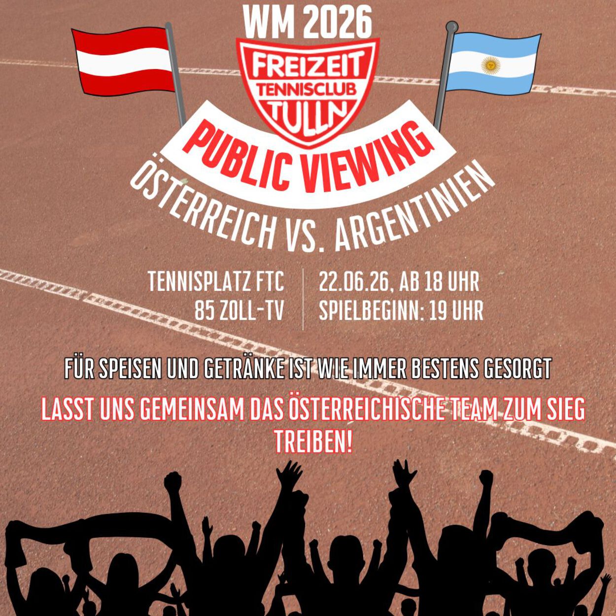 Österreich vs. Argentinien - Public Viewing